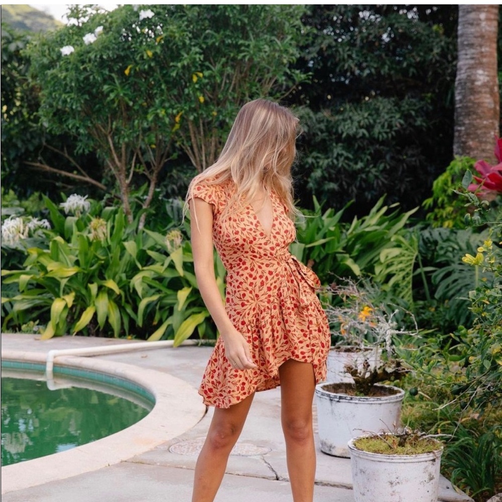 XIX Palms Toledo Party Wrap Dress Size XS